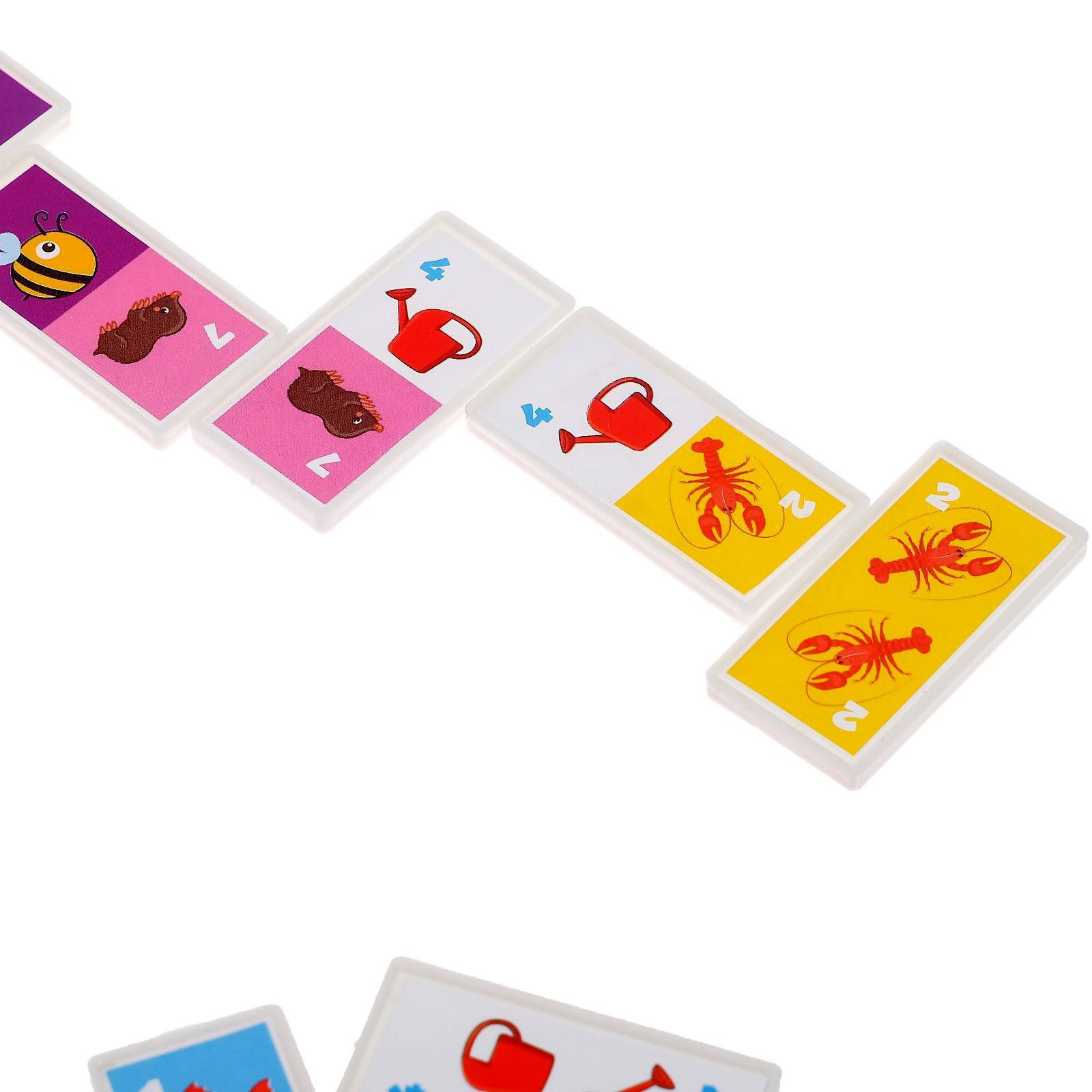 Настольная игра IQ-ZABIAKA Домино - фото 6