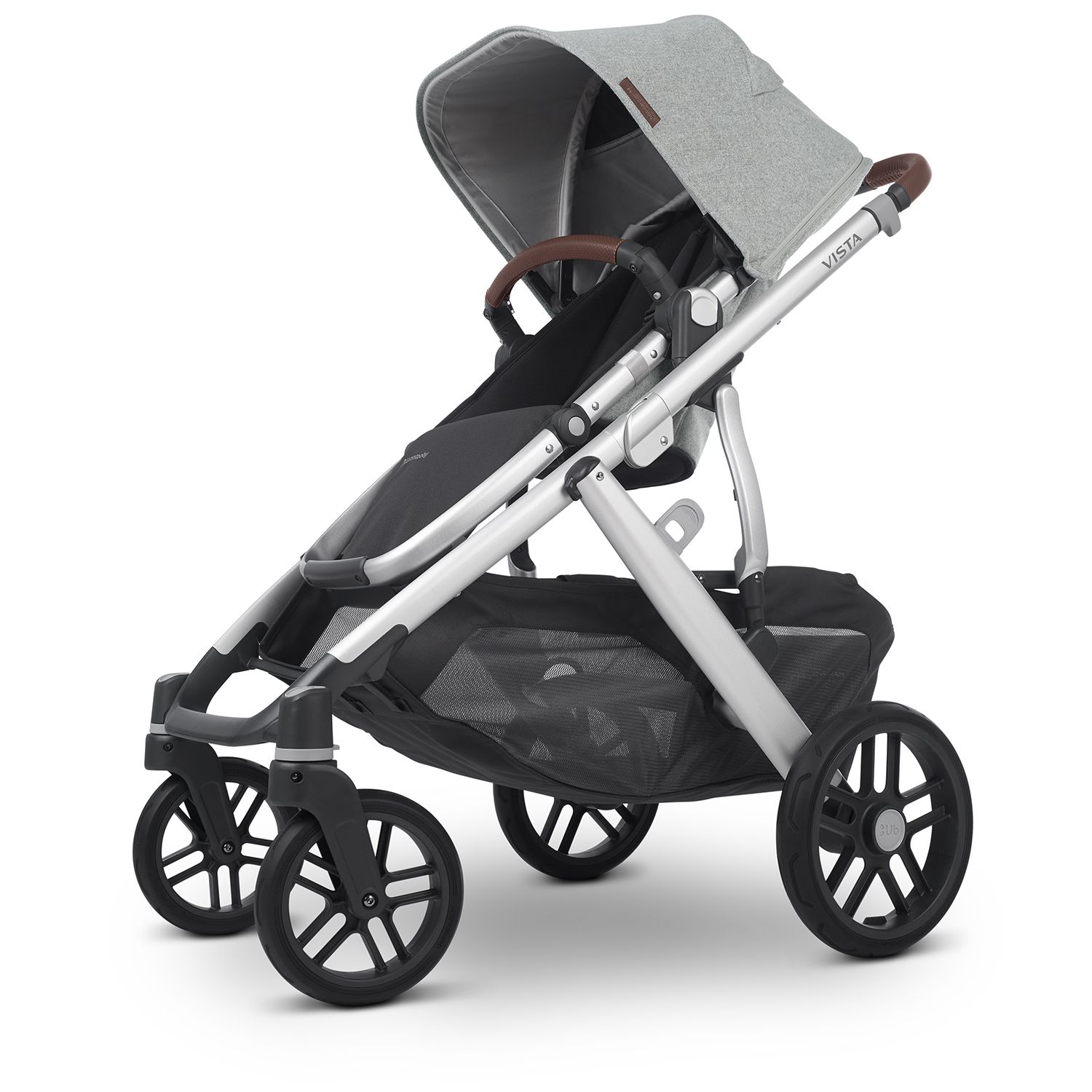 Коляска 2в1 UPPAbaby Vista V2 Stella Серебристый меланж - фото 3