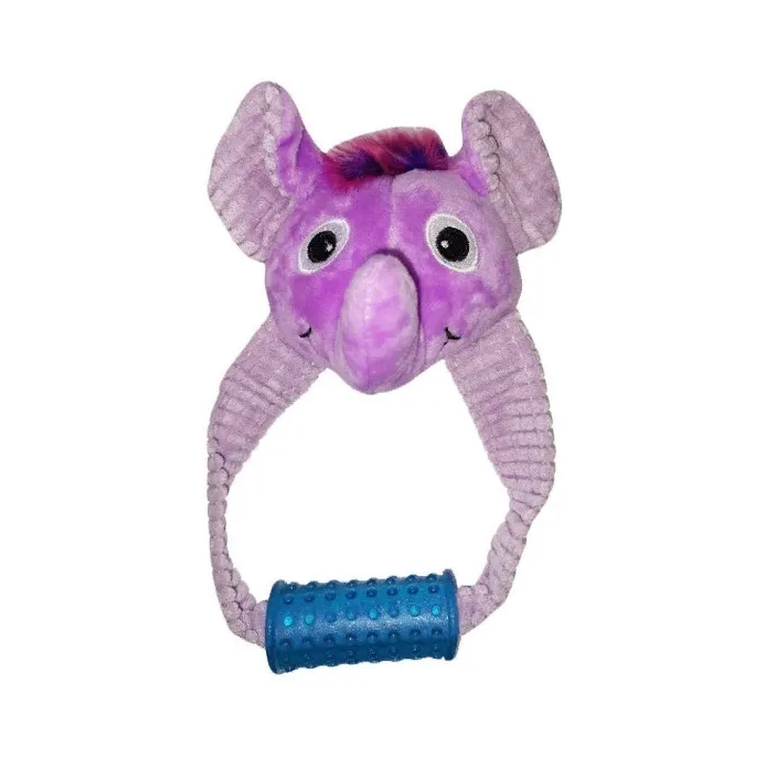 Игрушка для животных Keyprods Звери с чесалкой для зубов фиолетовый - фото 1