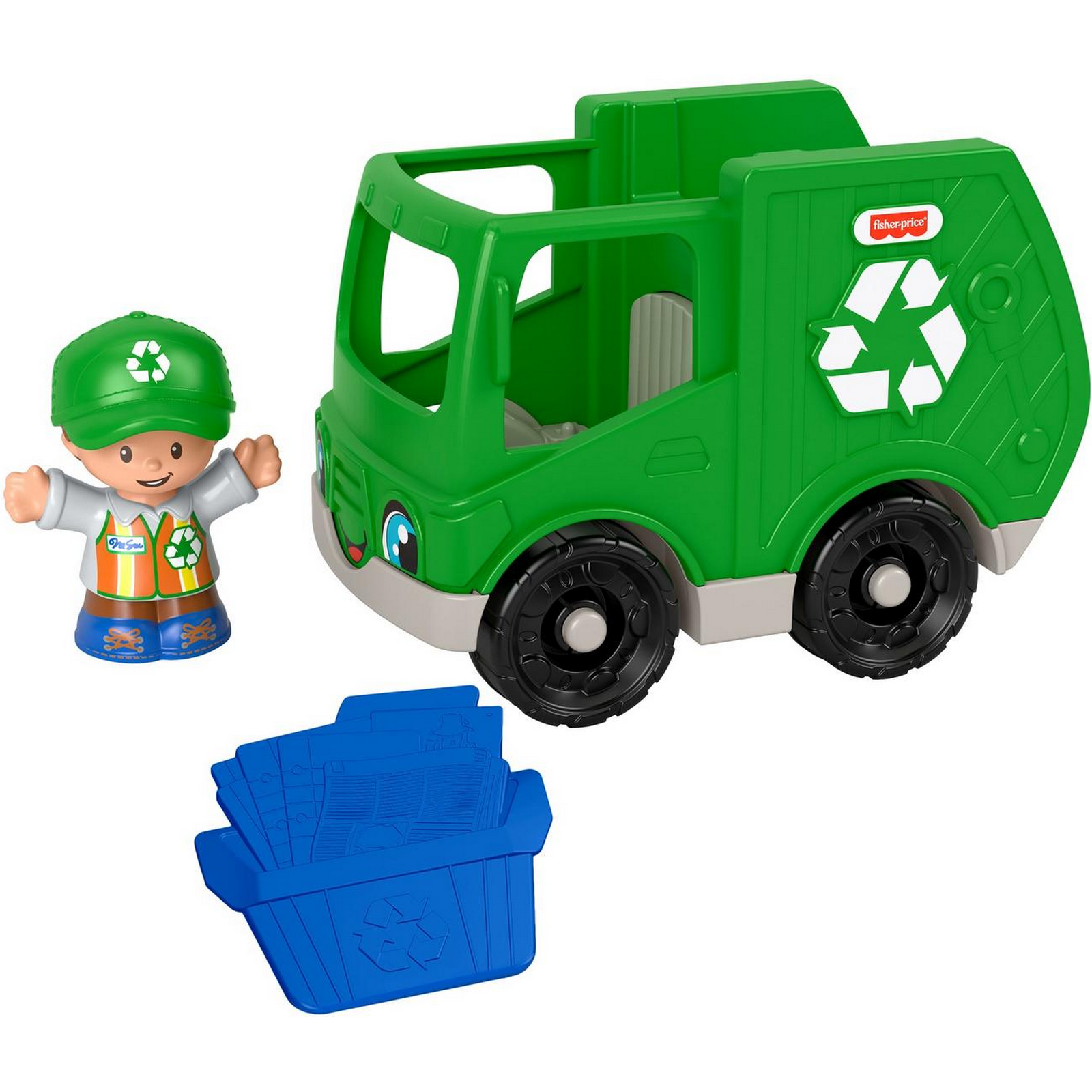 Игрушка Fisher Price Мусоровоз с фигуркой GMJ17 - фото 4