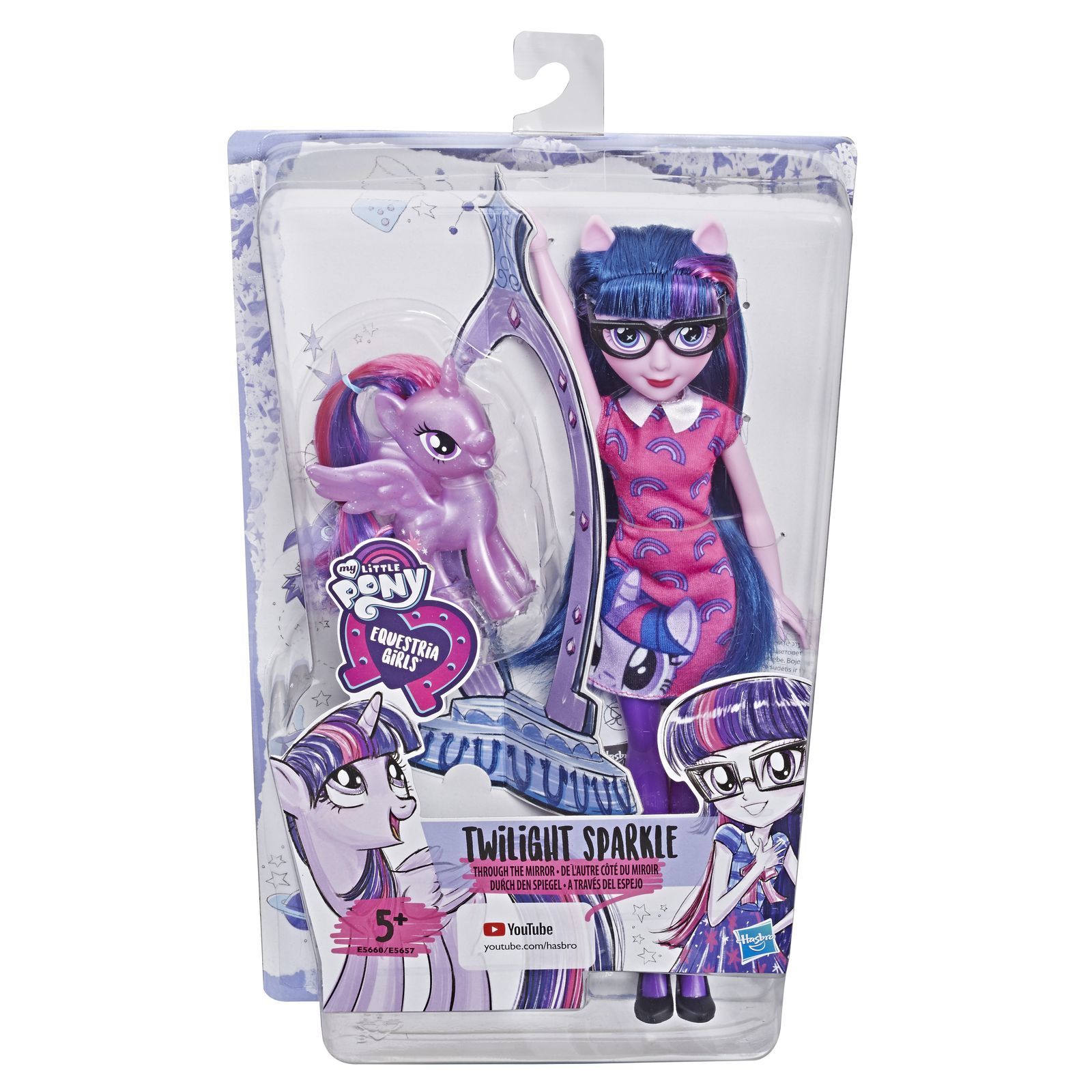 Набор игровой My Little Pony Пони и кукла Equestria Girls Твайлайт Спаркл  купить по цене 39 ₽ в интернет-магазине Детский мир