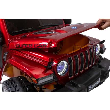 Электромобиль TOYLAND Джип Jeep Rubicon 5016 красный