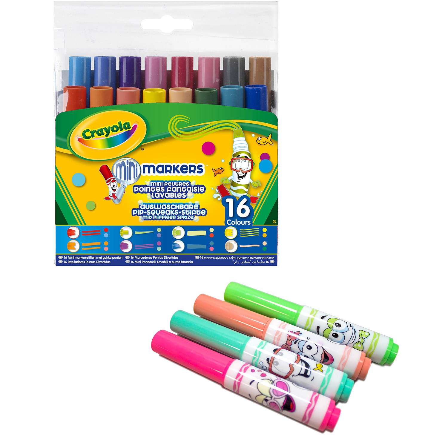 Мини-фломастеры Crayola 16 шт - фото 3