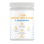 Семена чиа и льна Li Da с инулином 60 капсул