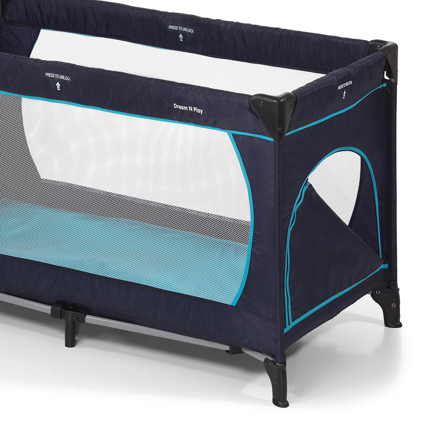 Манеж-кровать Hauck Dream'n Play Go Plus Navy Aqua 603666 - фото 4