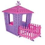 Домик с забором Pilsan фиолетовый