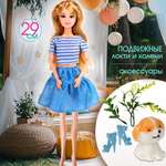 Кукла для девочки Алиса фэшн 1TOY с длинными волосами аксессуарами