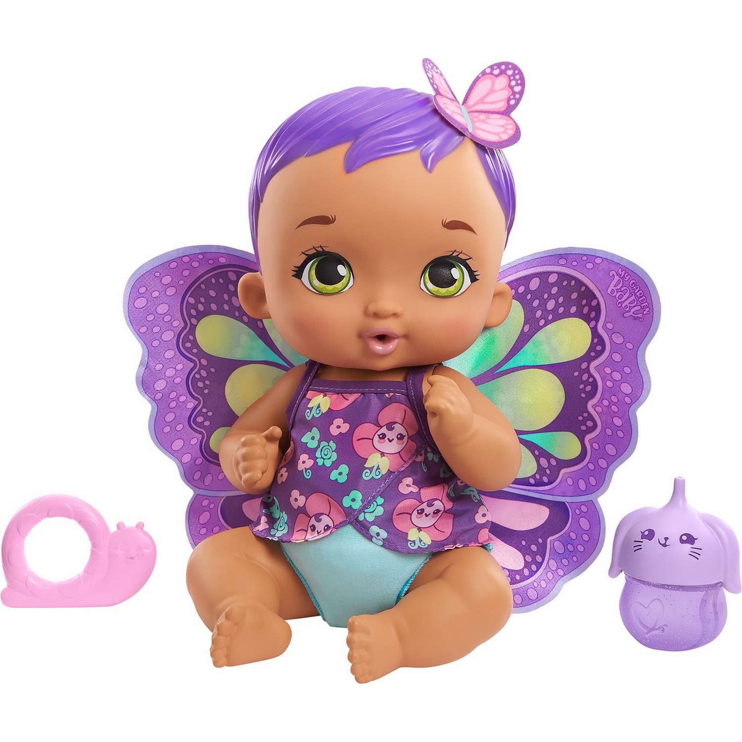 Кукла My Garden Baby Малышка-фея Цветочная забота Фиолетовая GYP11 GYP11 - фото 1