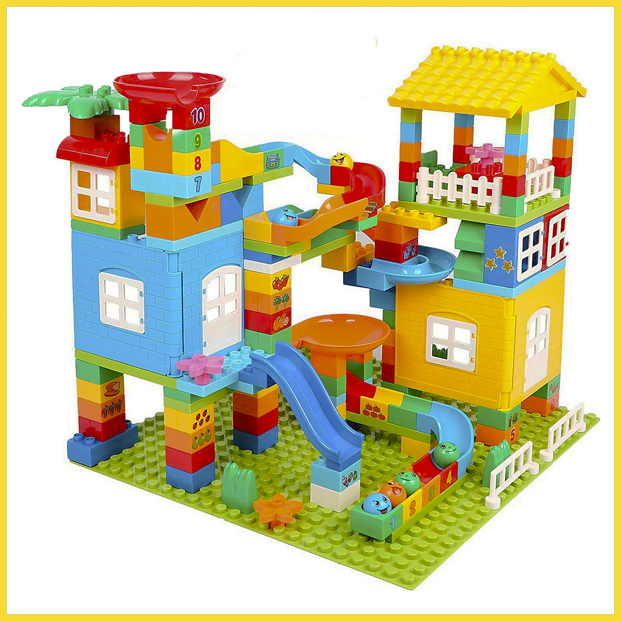 Игрушка LX Конструктор Duplo Дупло Парк развлечений - фото 4