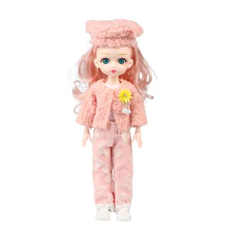 Комплект одежды для куклы Little Mania персиковый
