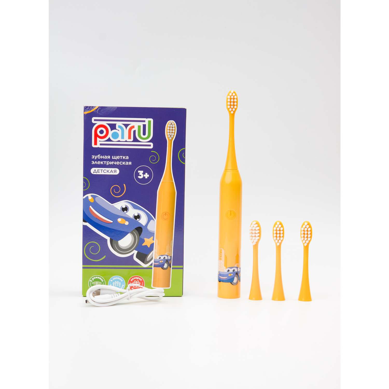 Электрическая зубная щетка PARU Электрощетка для детей - фото 10