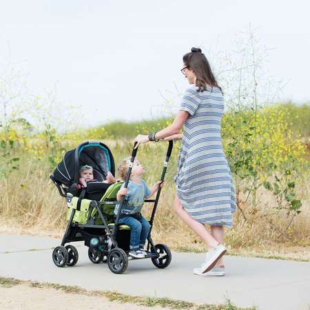 Прогулочная коляска JOOVY Caboose Graphite Зеленая