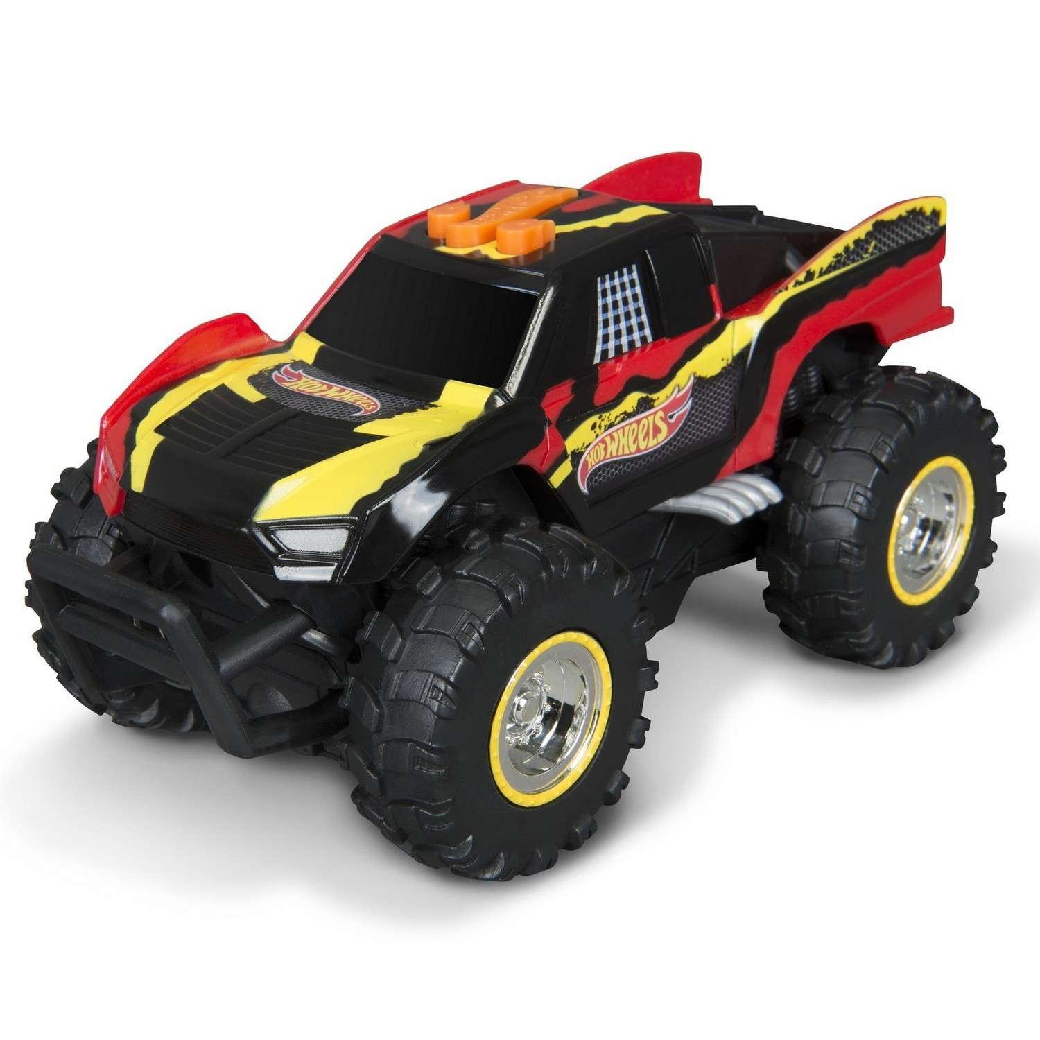 Машинка Hot Wheels Monster Truck со светом и звуком 90553 - фото 1