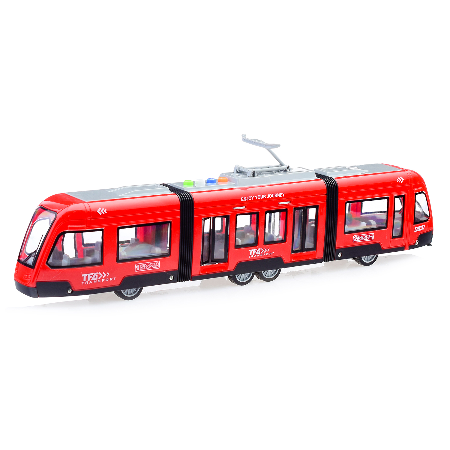 Трамвай WENYI инерционный со световыми и звуковыми эффектами WY930A - фото 2