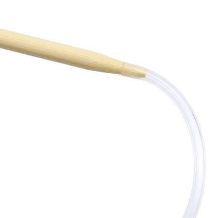 Спицы круговые Hobby Pro бамбуковые с гибкой леской для деликатной пряжи 100 см 5.0 мм 942150