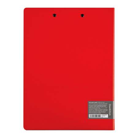 Папка-планшет с зажимом Berlingo Steel ampStyle А4 пластик полифом красная