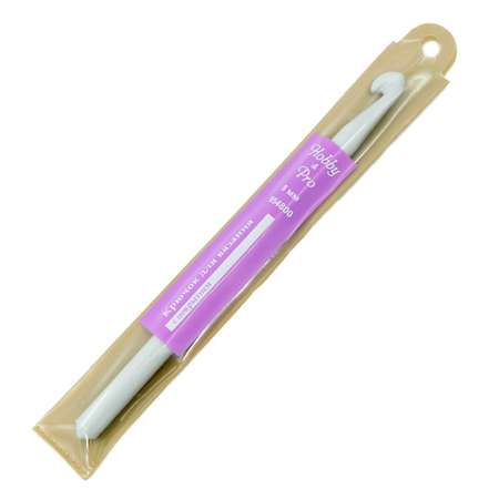 Крючок для вязания Hobby Pro металлический с тефлоновым покрытием для 8 мм 15 см 954800