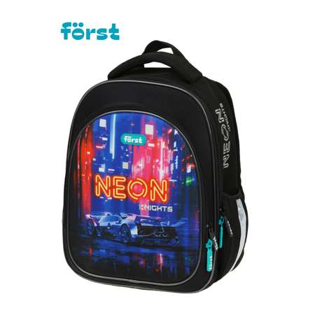 Ранец Forst F-Light Neon knights 37*28*16см 2 отделения 2 кармана анатомическая спинка