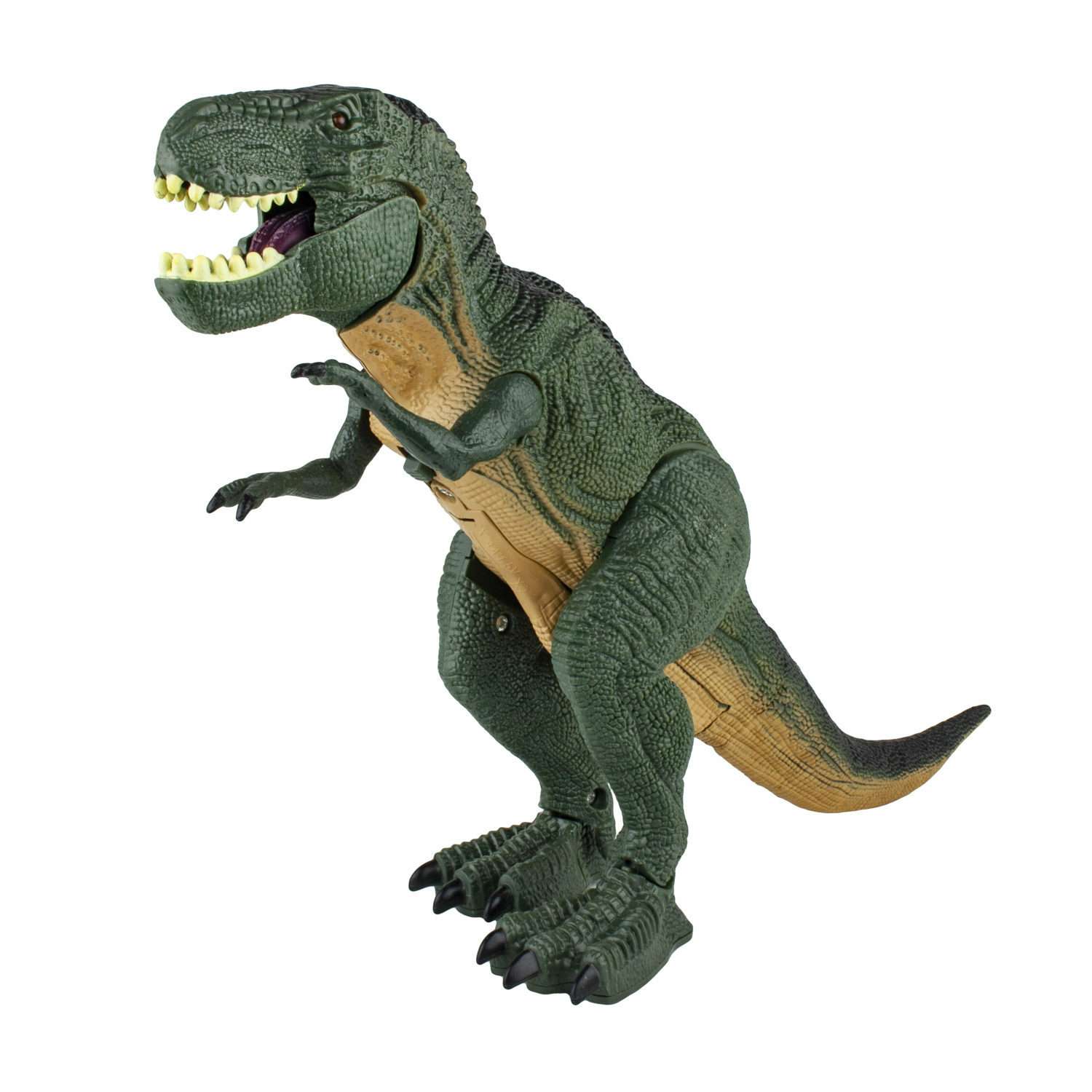 Интерактивная игрушка 1TOY Динозавр Тираннозавр Рекс с световыми и звуковыми эффектами - фото 3