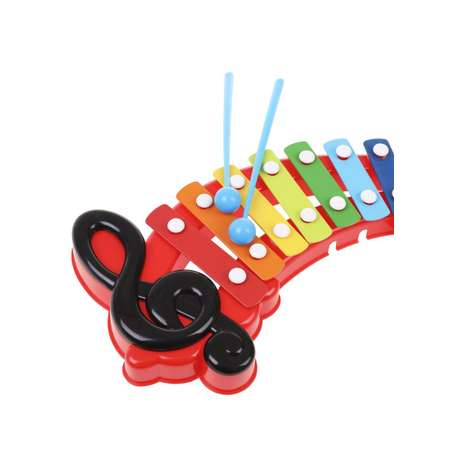 Ксилофон музыкальный Наша Игрушка развивающая игрушка 8 нот