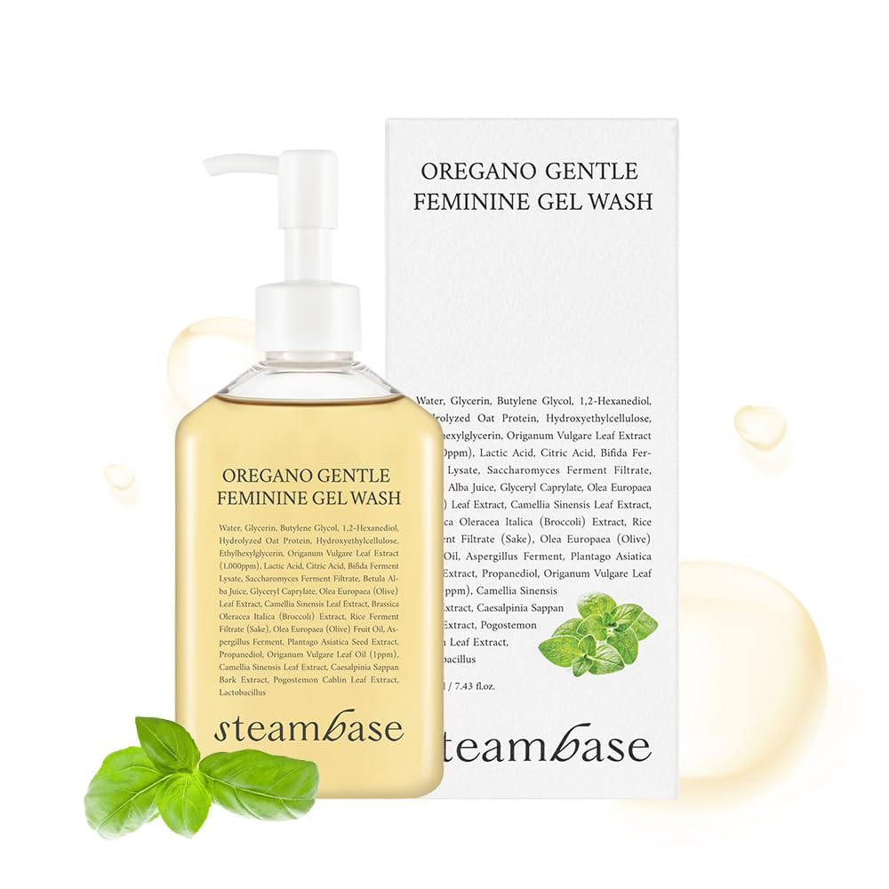 Гель для тела STEAMBASE OREGANO GENTLE FEMININE GEL WASH с экстрактом листьев орегано, 220 мл. - фото 1