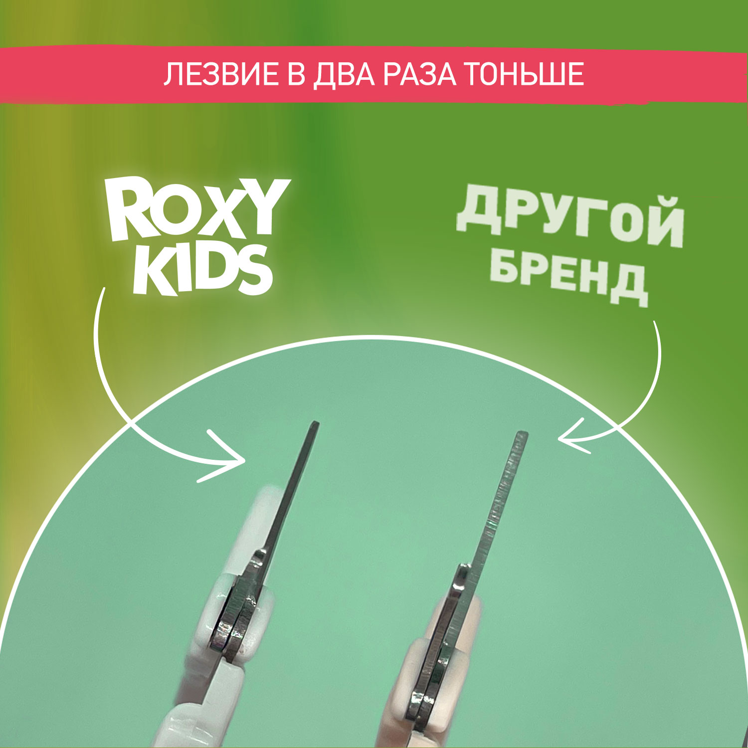 Маникюрные ножницы ROXY-KIDS для новорожденных и малышей цвет коралловый - фото 2