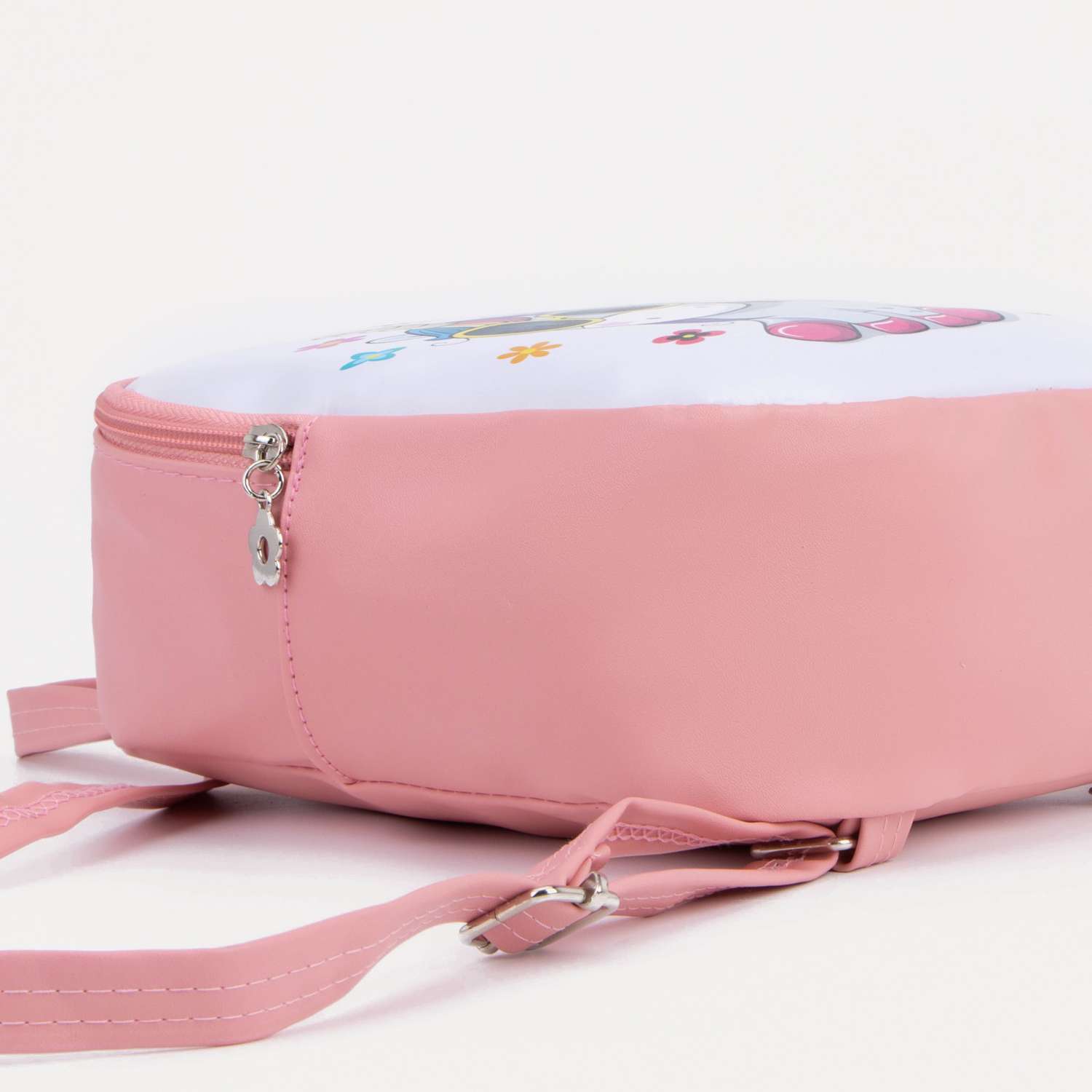 Рюкзак детский Sima-Land на молнии цвет розовый - фото 3
