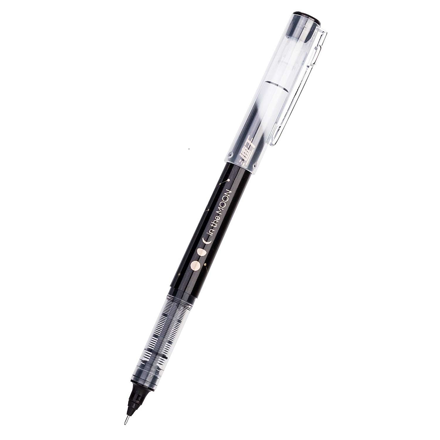 Ручка-роллер Deli Черная 1366142 - фото 1