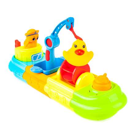 Игрушка купания Baby and Kids Кораблик с уткой и черепахой 30 см