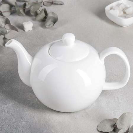 Заварочный чайник Sima-Land фарфоровый Wilmax Olivia «Классика» 1.35 л цвет белый
