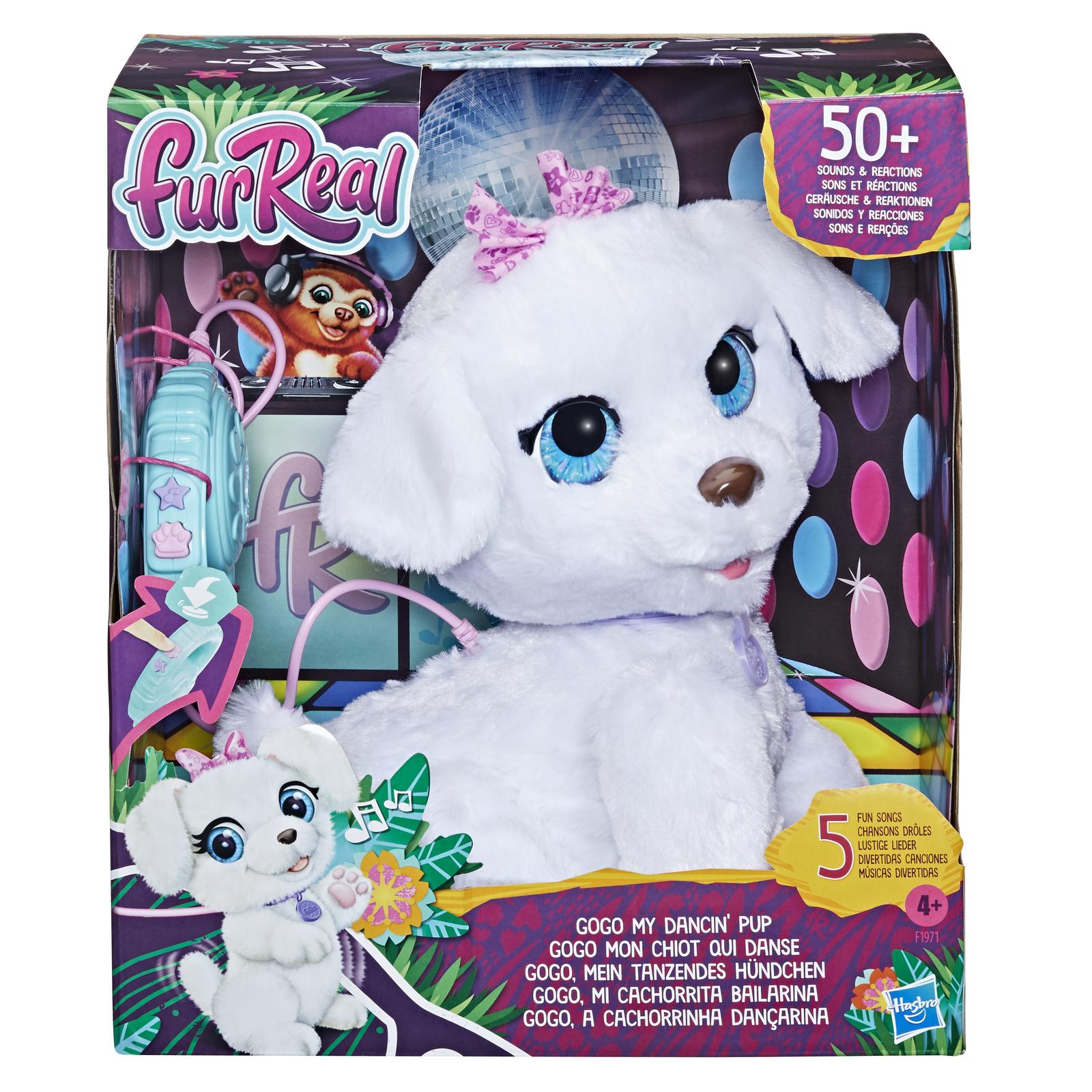 Игрушка FurReal Friends GoGo Танцующий щенок F19715L0 купить по цене 3799 ₽  в интернет-магазине Детский мир