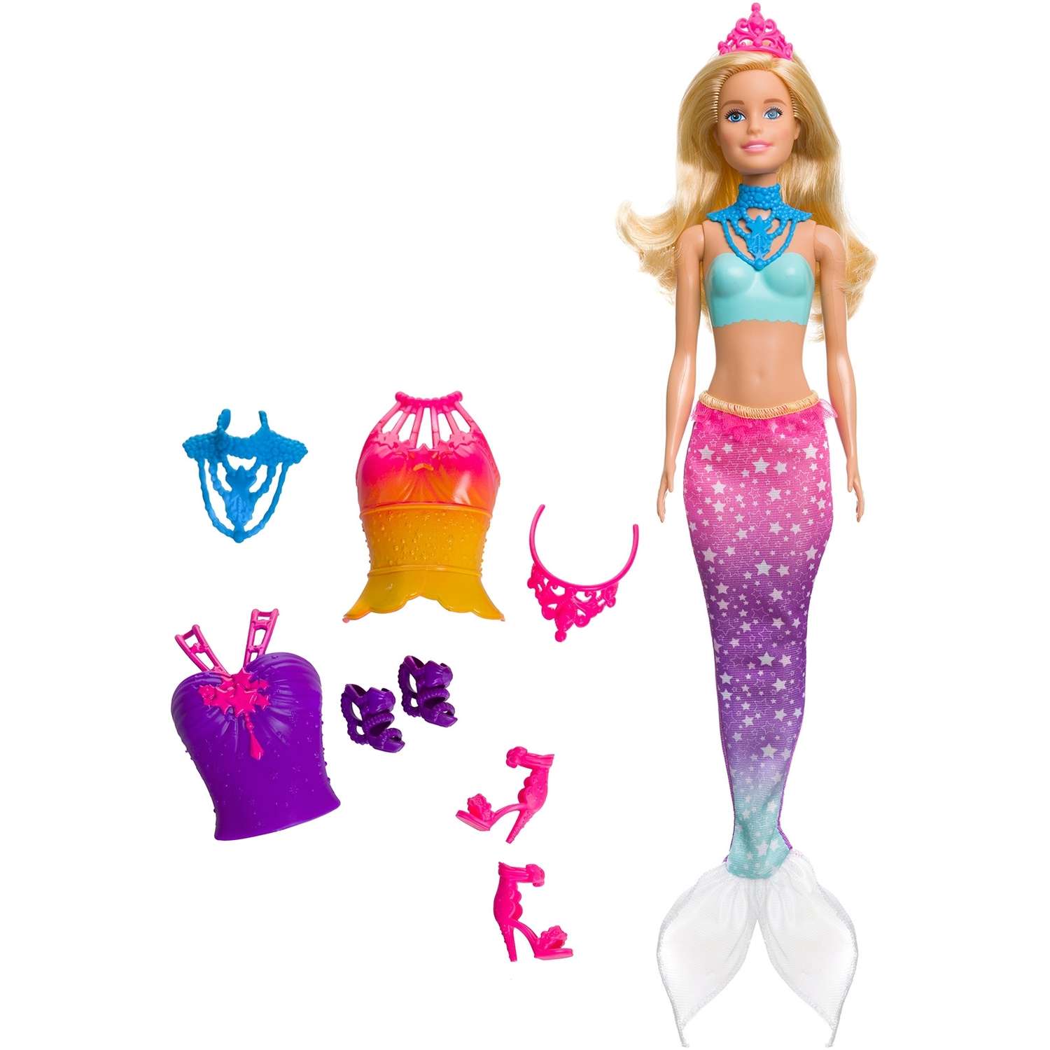 Кукла Barbie Сказочная принцесса фея русалка FJD08 FJD08 - фото 5