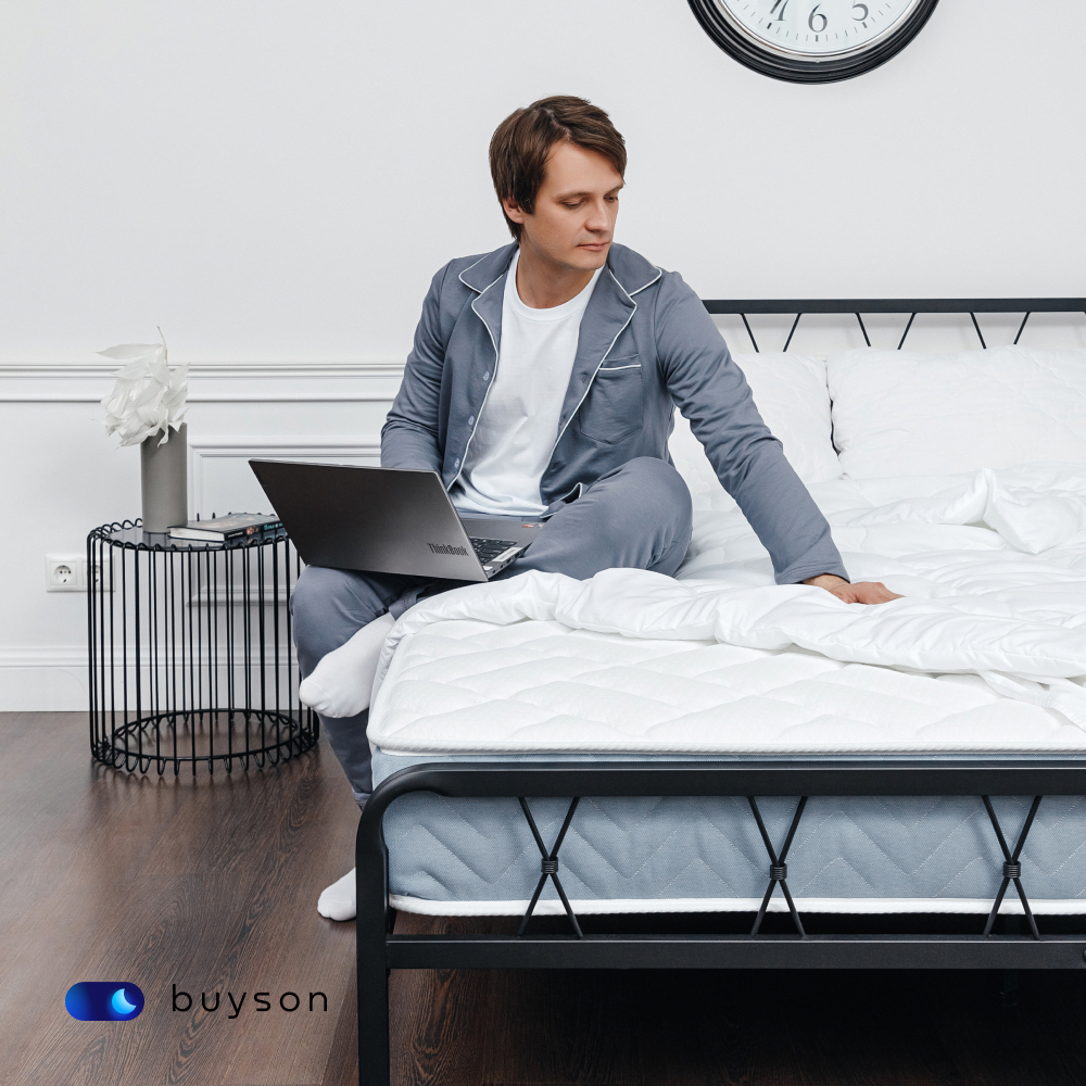 Одеяло buyson BuyRelax 205х140 см 1.5-х спальное всесезонное с наполнителем полиэфир - фото 10