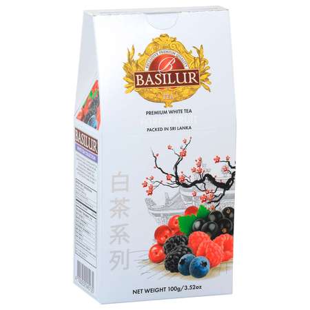 Чай белый Basilur Со вкусом лесные ягодды 100 г
