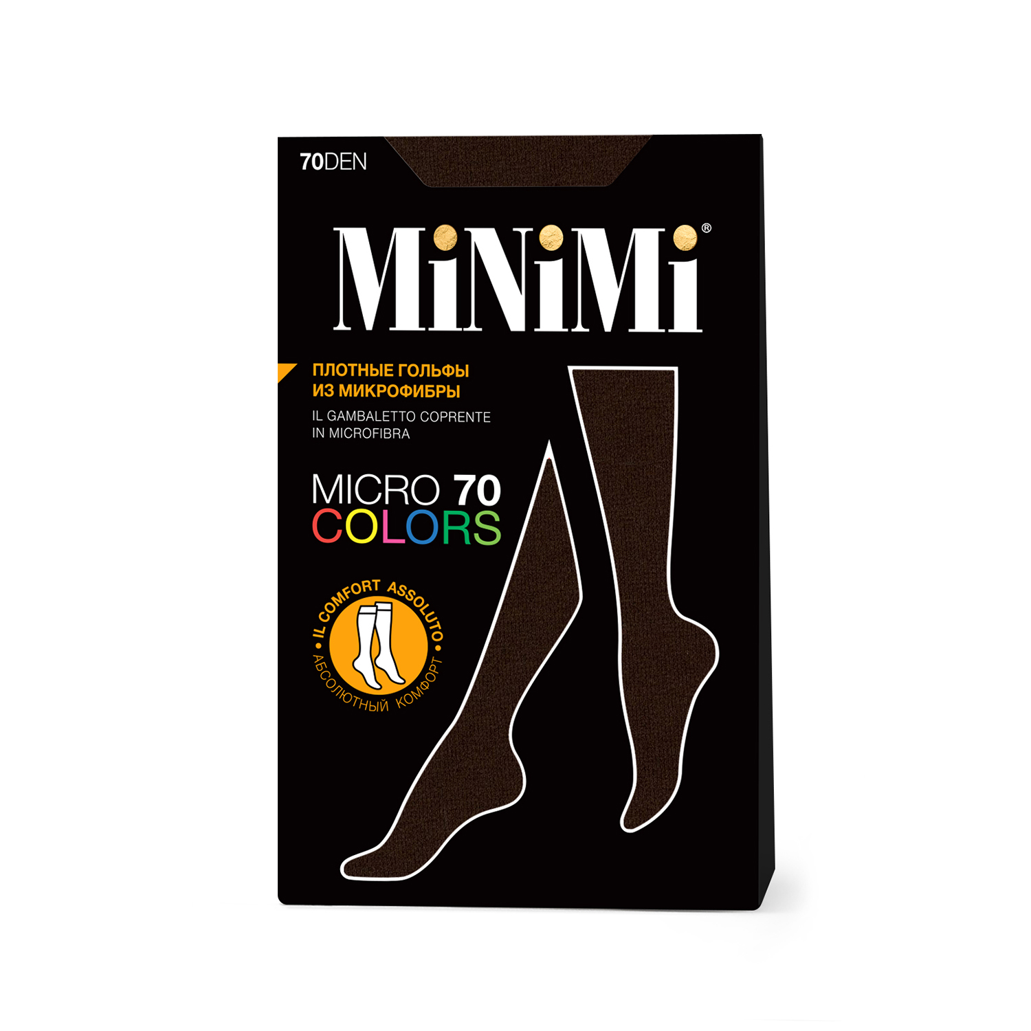 Гольфы MiNiMi МП Mini MICRO COLORS 70 гольфы Moka 0 - фото 2