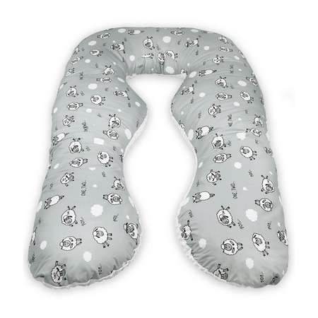 Подушка для беременных AmaroBaby анатомическая Exclusive Soft Collection 340х72 см 101 Барашек