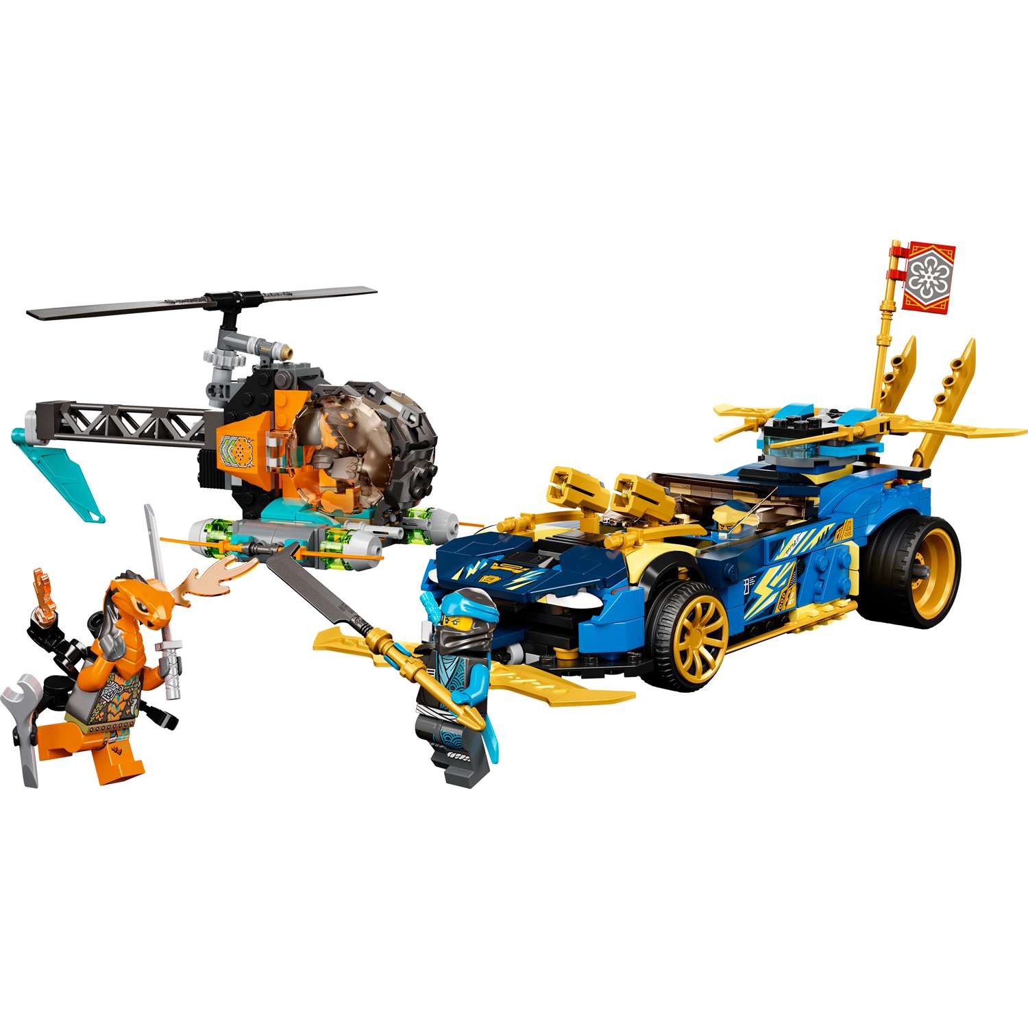 Конструктор детский LEGO Ninjago Гоночный автомобиль 71776 - фото 15