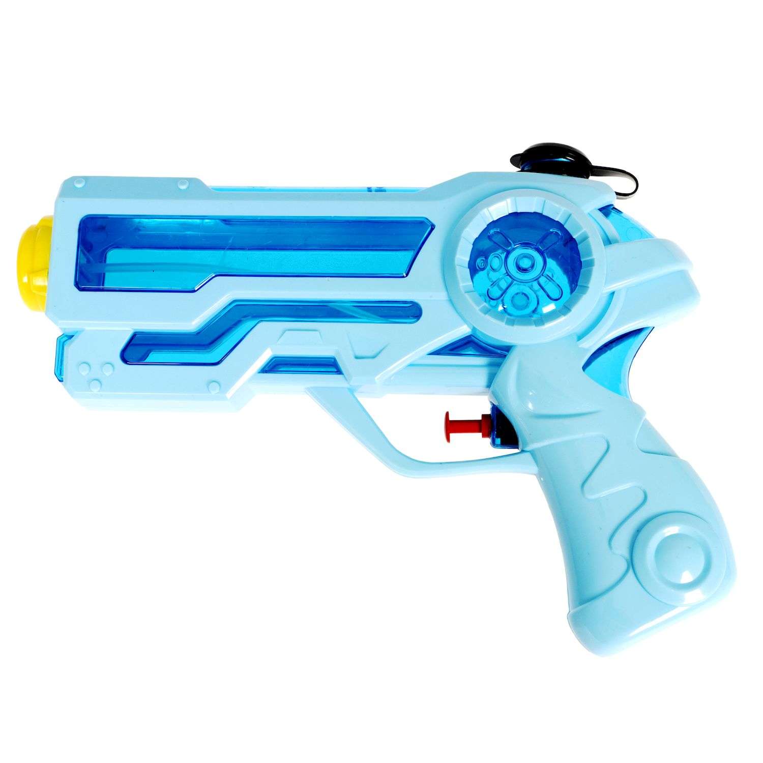 Водный пистолет BONDIBON голубой с синим прозрачным резервуаром серия Наше Лето - фото 3