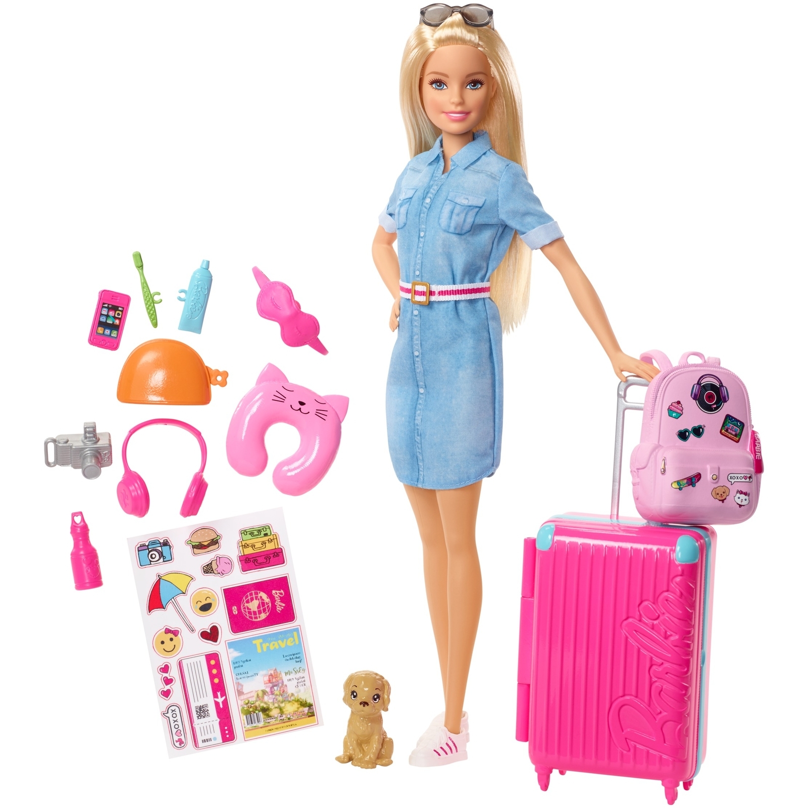 Кукла Barbie из серии Путешествие FWV25 купить по цене 2399 ₽ в  интернет-магазине Детский мир