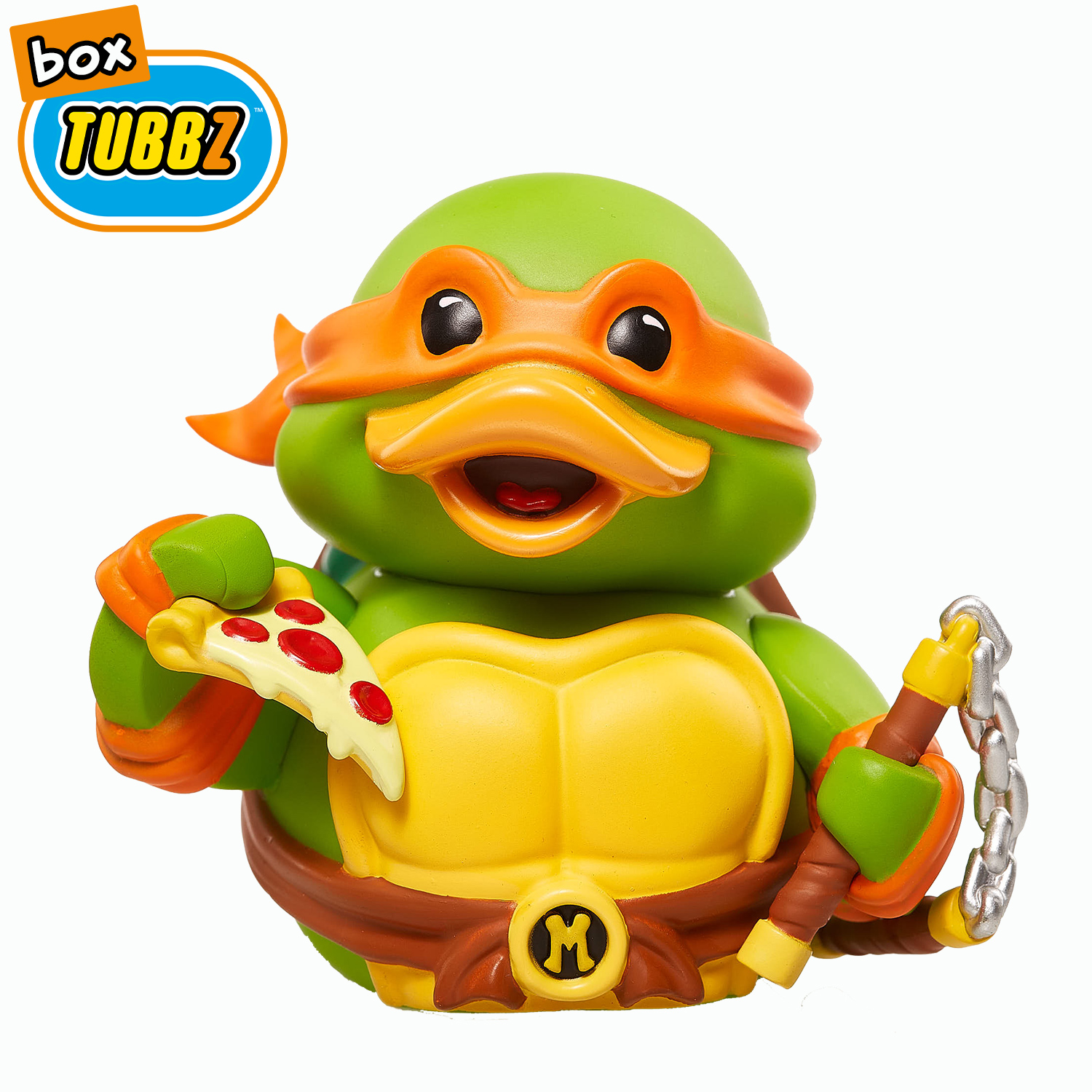 Фигурка Ninja Turtles(Черепашки Ниндзя) Утка Tubbz Микеланджело Boxed Edition без ванны - фото 1