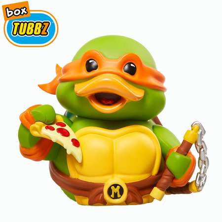 Фигурка Ninja Turtles(Черепашки Ниндзя) Утка Tubbz Микеланджело Boxed Edition без ванны