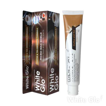 Зубная паста WHITE GLO отбеливающая для любителей кофе и чая