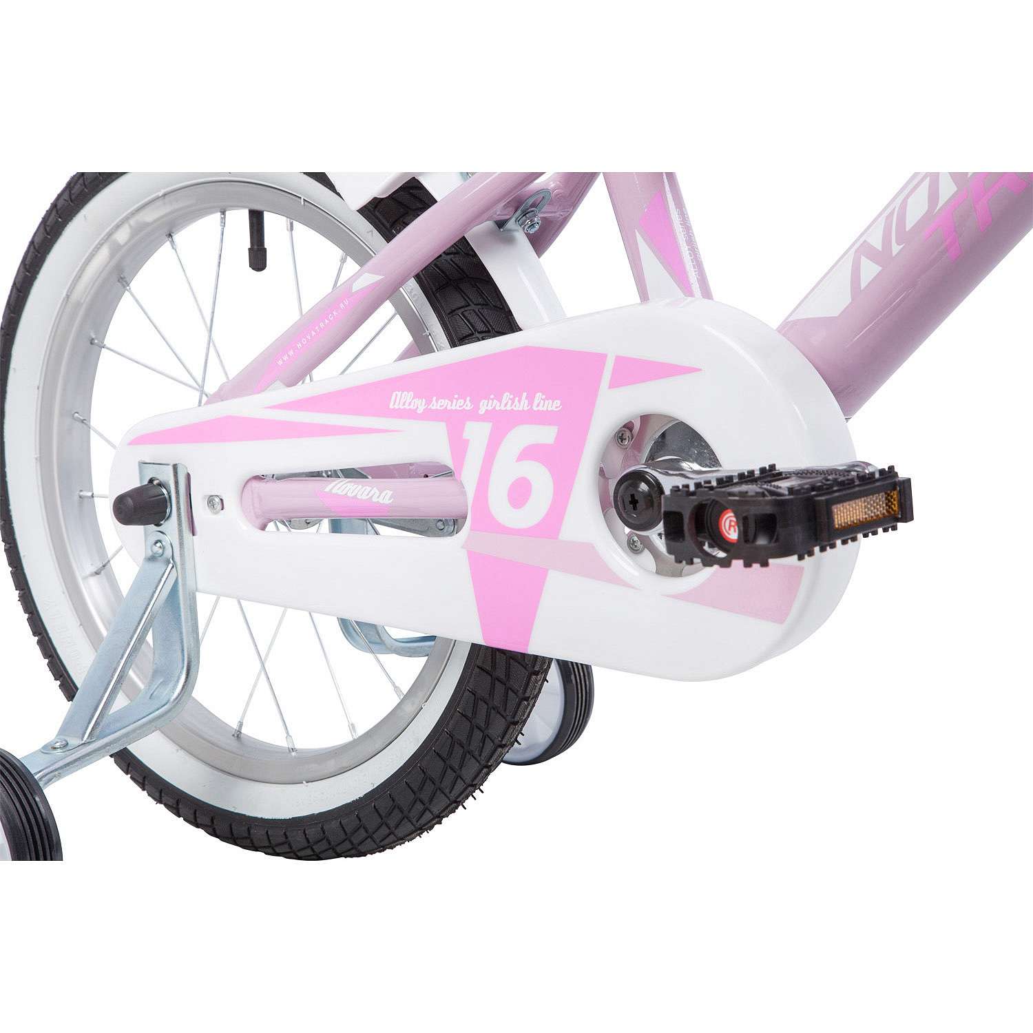 Велосипед детский NOVATRACK Novara 16 розовый - фото 6