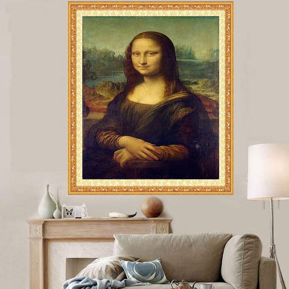 Алмазная мозаика ARTLAZIS Мона Лиза 30х40 - фото 2