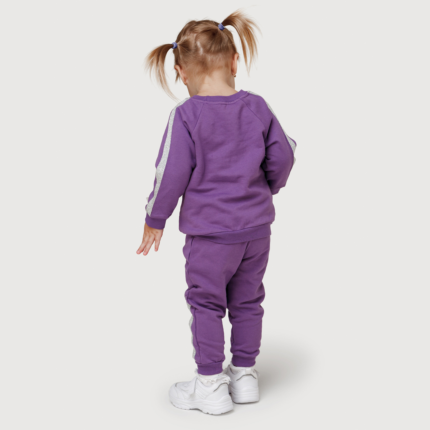 Свитшот и брюки VEDDI 635/2ф-21/фиолетовый бигль - фото 3