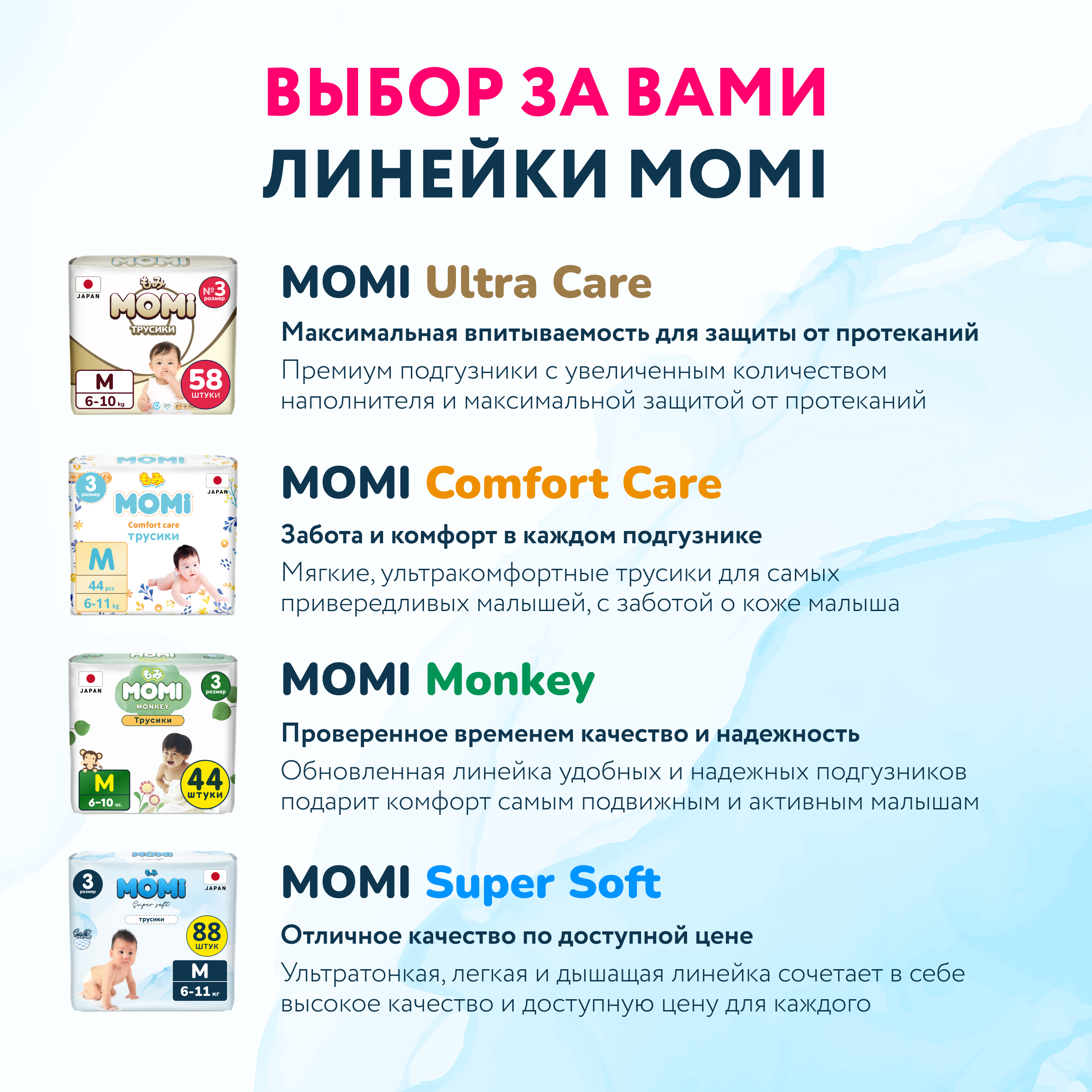 Трусики Momi Super Soft 40 шт. XXL - фото 2