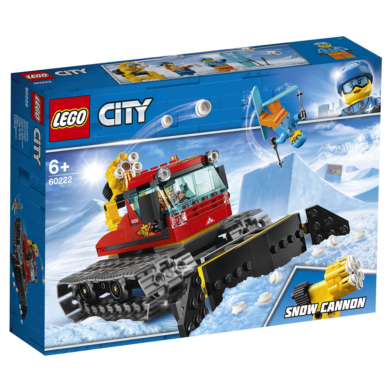 Конструктор LEGO City Great Vehicles Снегоуборочная машина 60222 - фото 2