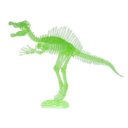 Сборная модель 1TOY 3dino luminus люминисцентный скелет динозавра