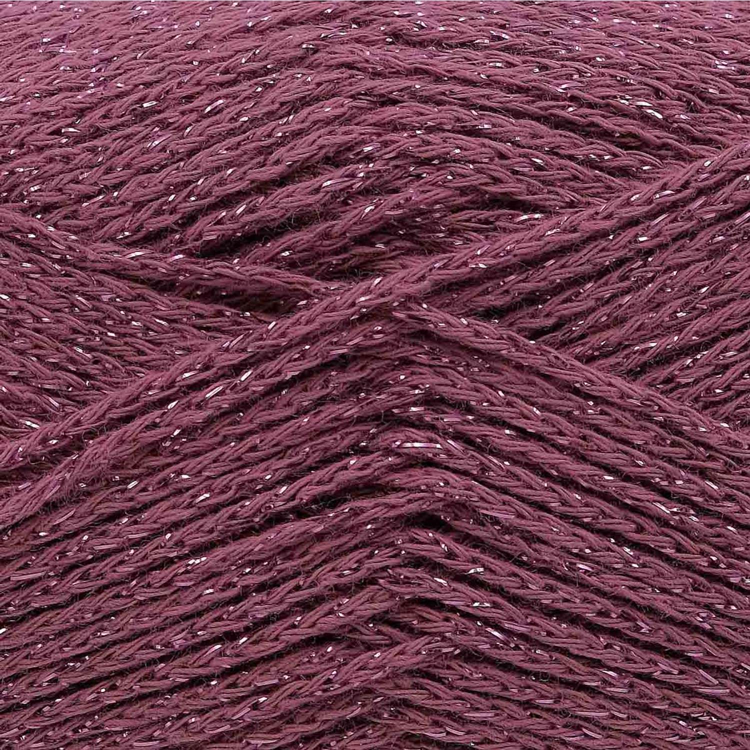 Пряжа YarnArt Elegance с люрексом 50 г 130 м 112 темно-розовый 5 мотков - фото 7