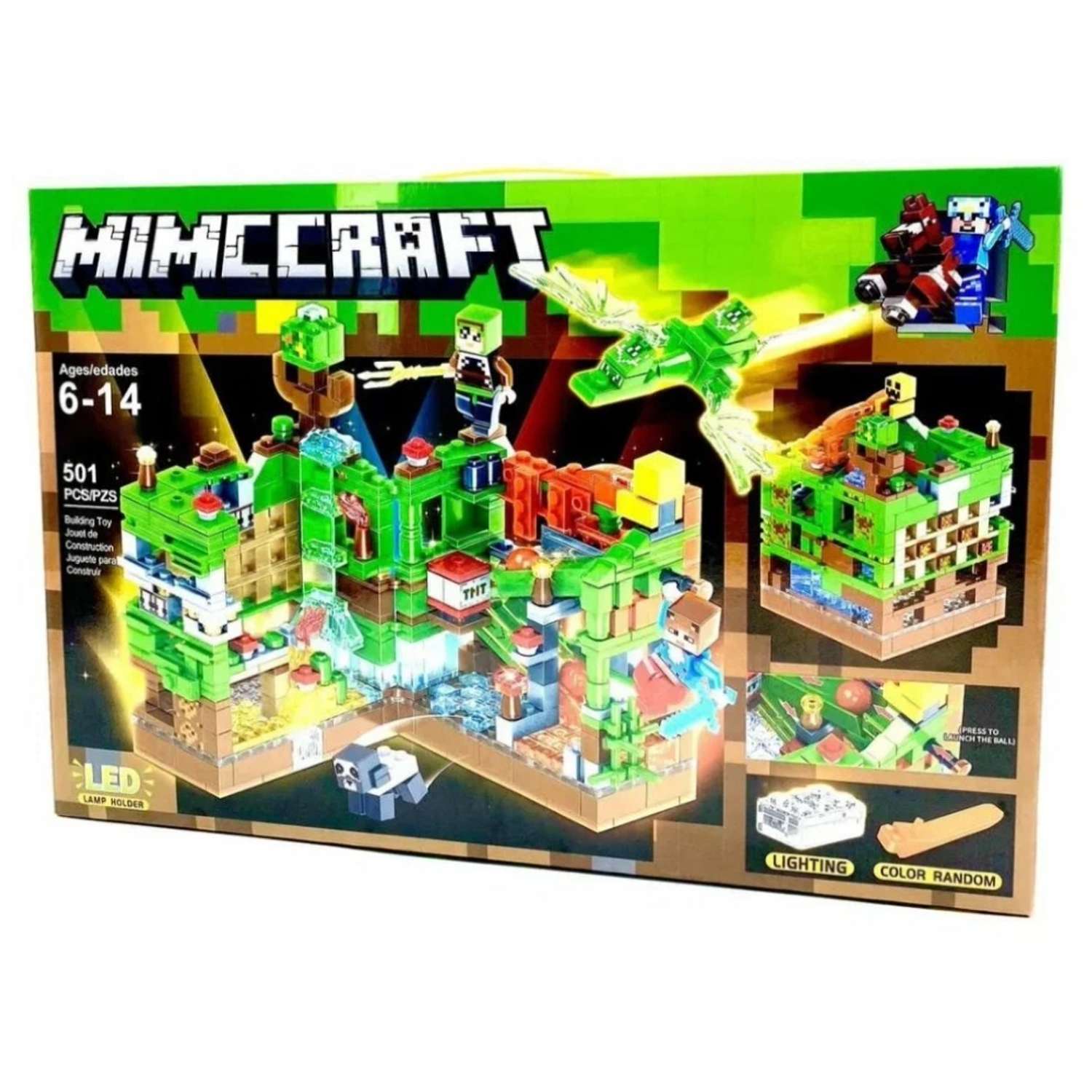 Фигурка Mattel Minecraft Большой Монстр из Подземелья